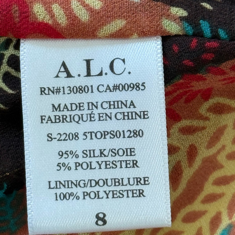 A.L.C. Silk Blouse , NWT - Picture 6 of 7